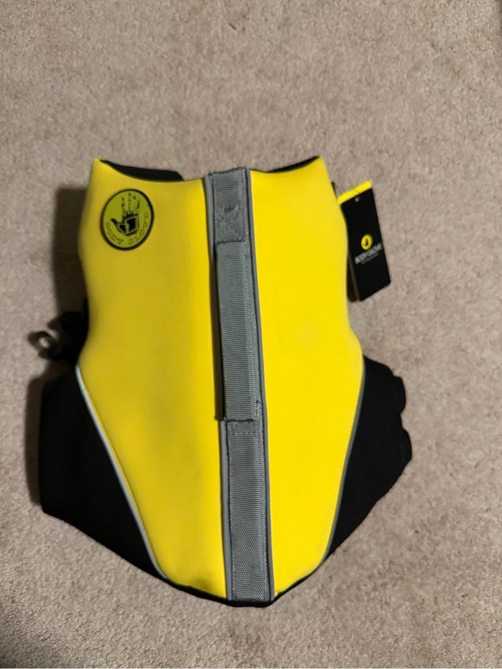 Body Glove Neoprene Dog Life Jacket, Yellow, Medium